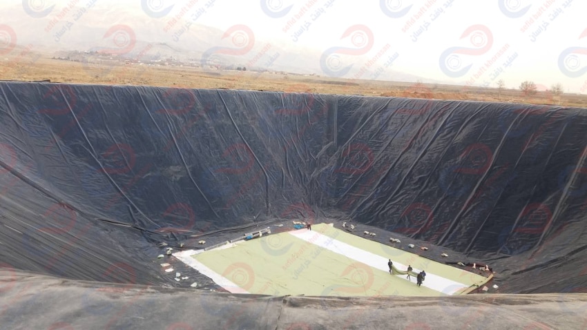 ژئوتکستایل استخر کشاورزی 3