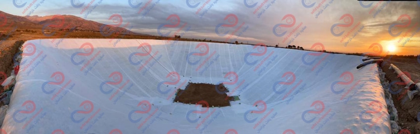 ژئوتکستایل استخر کشاورزی 6